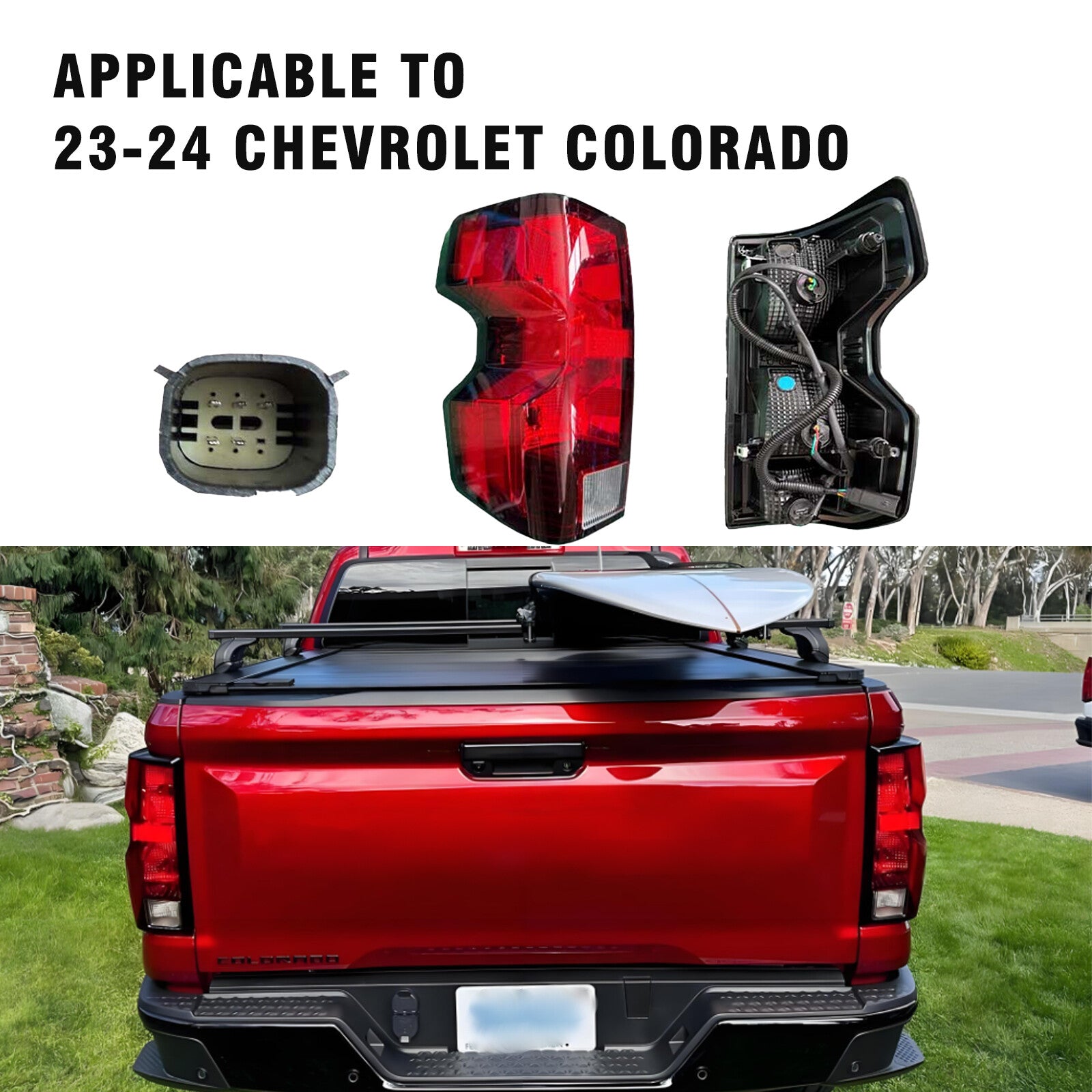 1PC Driver's left Side LED Tail Light 85651744 For 2023-2024 Colorado 3004490