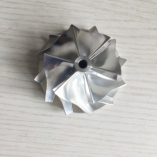 RHF5/RHF55 46.30/60.00 mm 6+6 blade high-performance billet compressor wheel