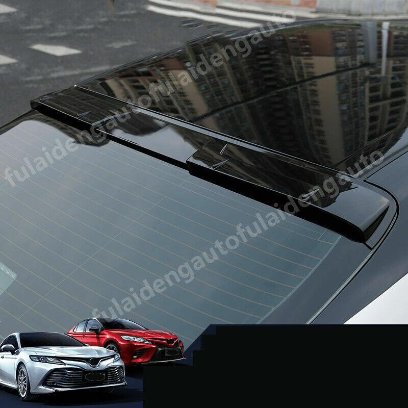 1X for TOYOTA for CAMRY 2018-2021 GLOSSY BLACK REAR WINDOW ROOF LIP SPOILER VISOR