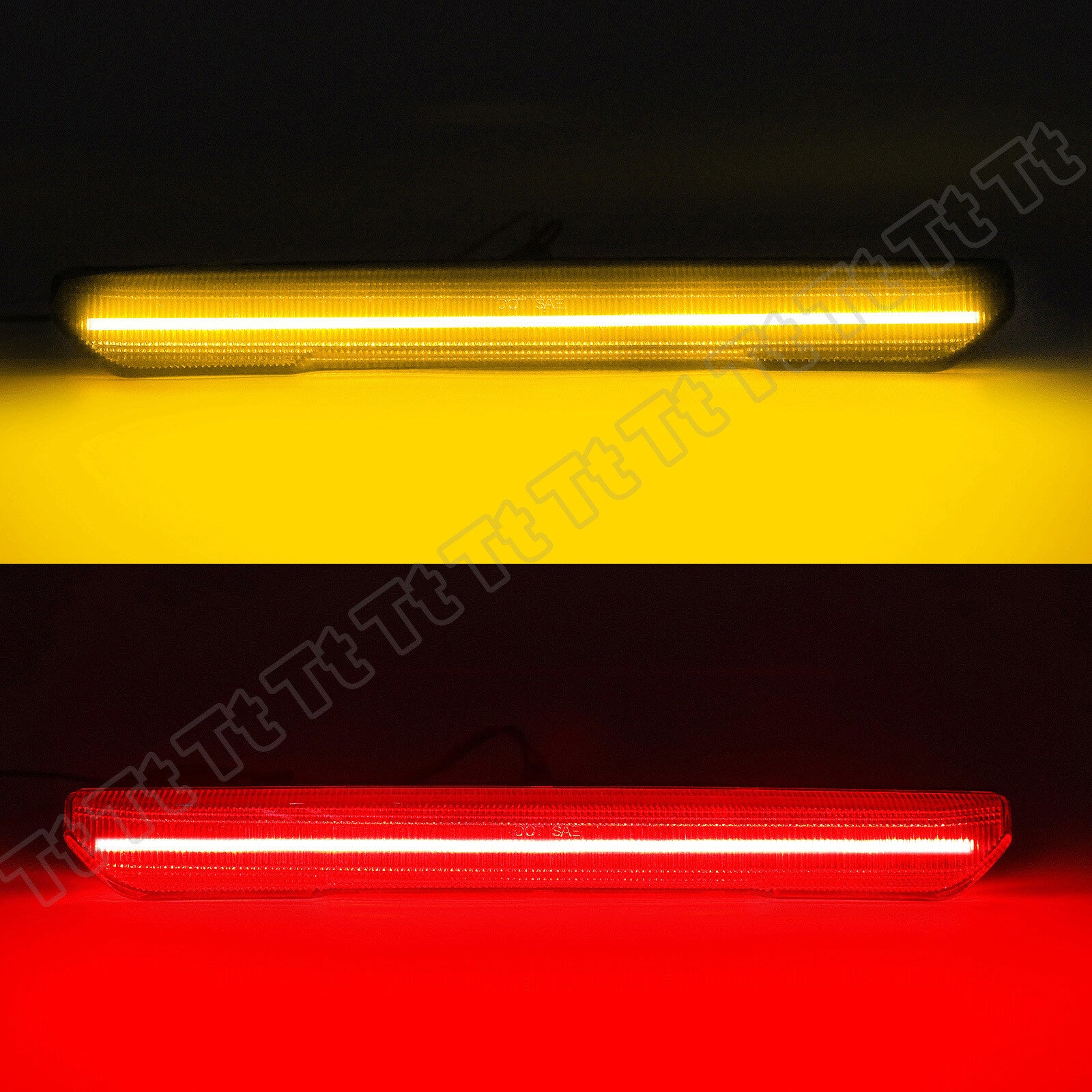 Suitable for 2020-24 for GMC for Sierra 2500HD 3500HD front and rear LED side marker lights in amber and red.