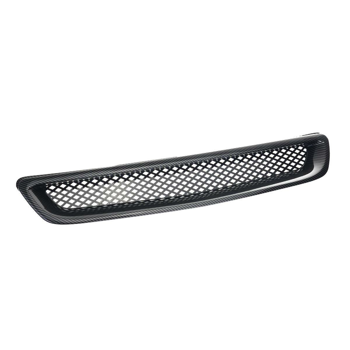 Carbon fiber mesh front grille grille for 1996-98 for Honda for Civic JDM CX DX