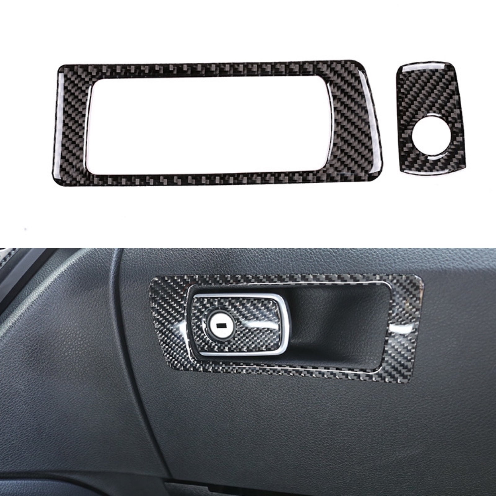 Carbon fiber Passager for seat cover suitable for BMW 3 Series F30 F34 2013-18