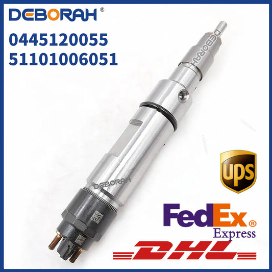 New Fuel Injector Assy 0445120055 51101006051 for MAN TGA TGL TGM Truck Engine