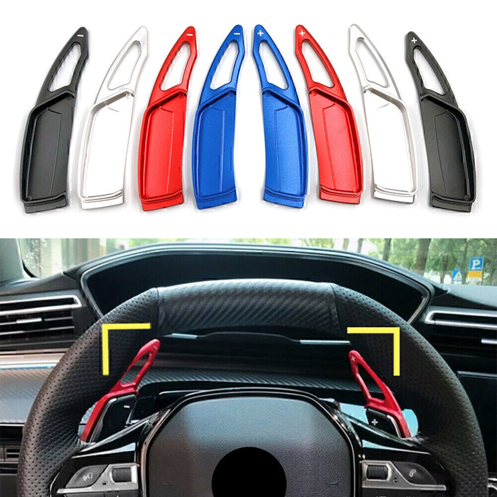 Steering Wheel Shift Paddle Extended Shifter for Peugeot 3008 5008 GT 2017-2022