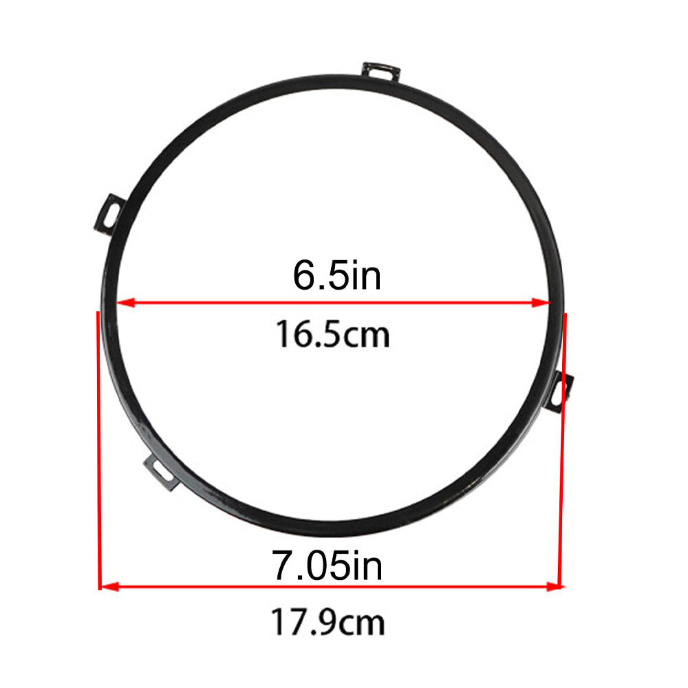 7inch Headlight Mount Bracket Ring Bucket Bezel for Jeep for Wrangler JK 2007-2018
