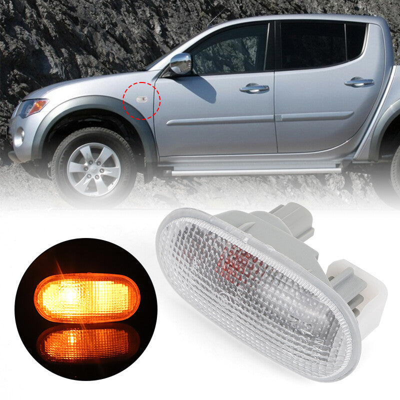 2X Turn Signal Side Marker Light Lamp for 1992-2000 for Mitsubishi Lancer Mirage New
