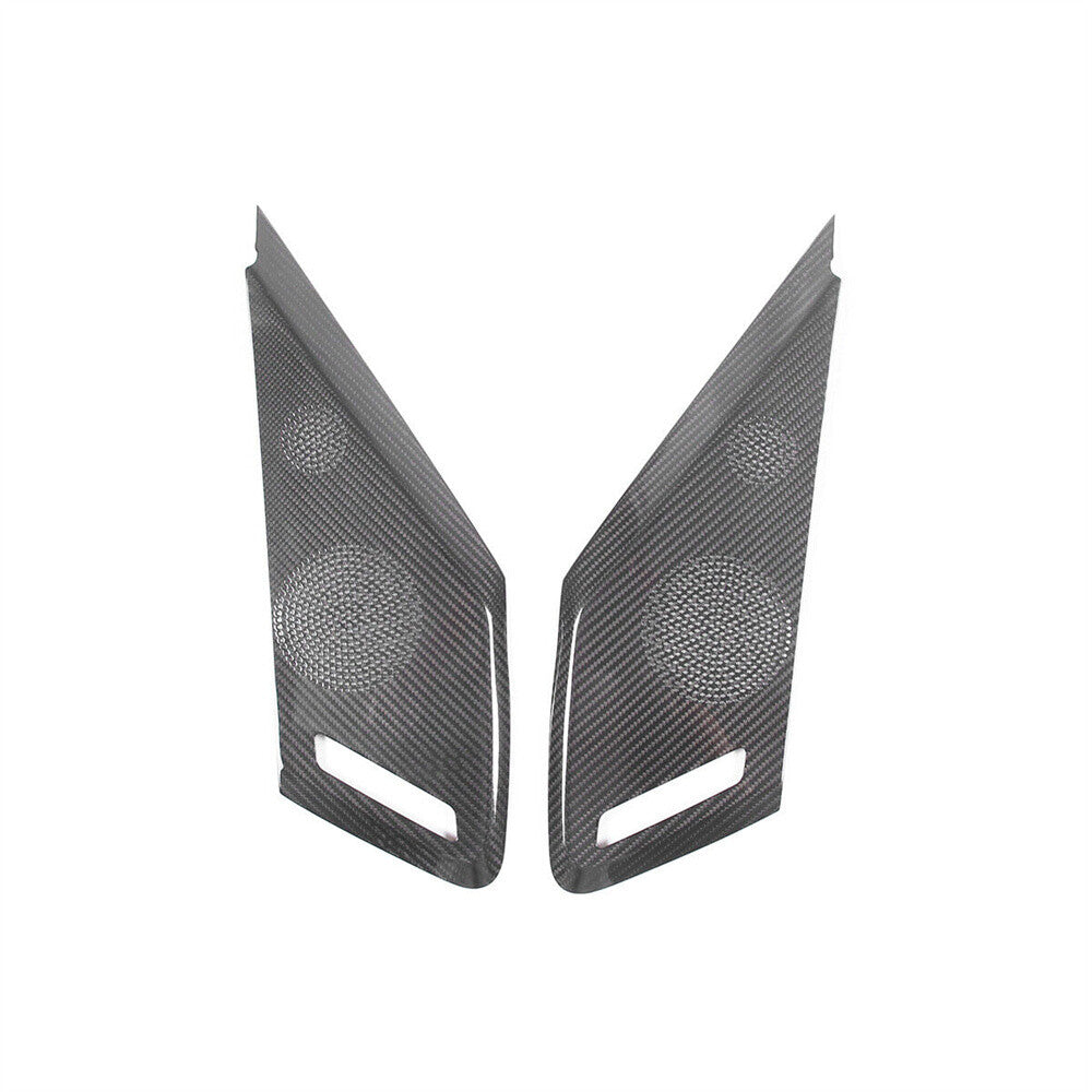 Real Carbon Fiber Inner Door Speaker Panel Cover for Chevrolet for Corvette C8 2020+