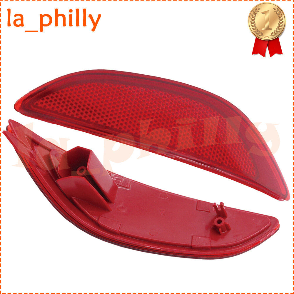 Rear LHRH Side Red Bumper Light Lamp Reflector for Hyundai Accent i25 2012-2016