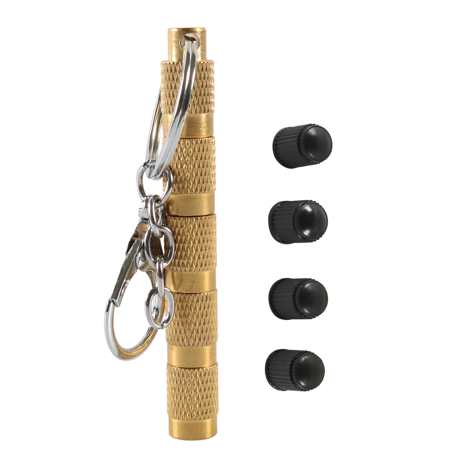 4 in 1 Solid Brass Tire Deflator Tire Air Down Tool Kit Auto Accessories
