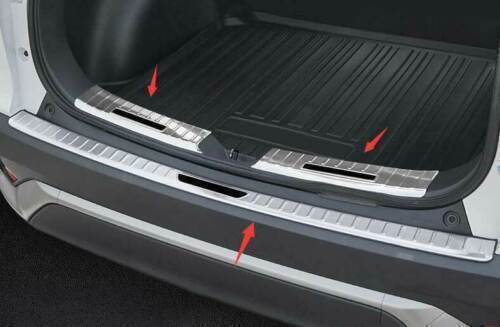 for Toyota for Corolla Cross 22-2024 Silver Steel Rear Bumper Protector Sill Plate
