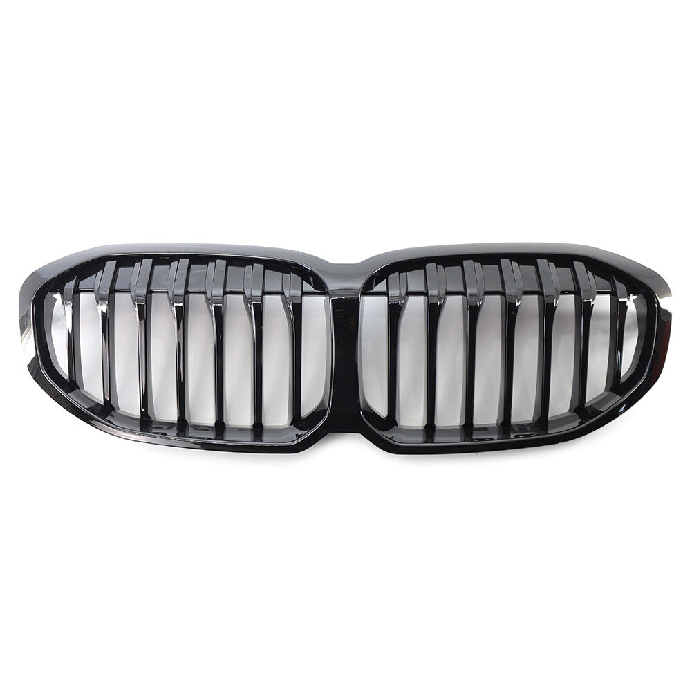 Gloss Black M4 style Bumper Bar Kidney Grille For 2019-21 2020 for BMW 1 Series F40