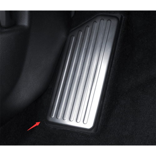for Kia K5 2021-2023 Silver Inner Left Side Foot Rest Pedal Panel Cover Trim 1P