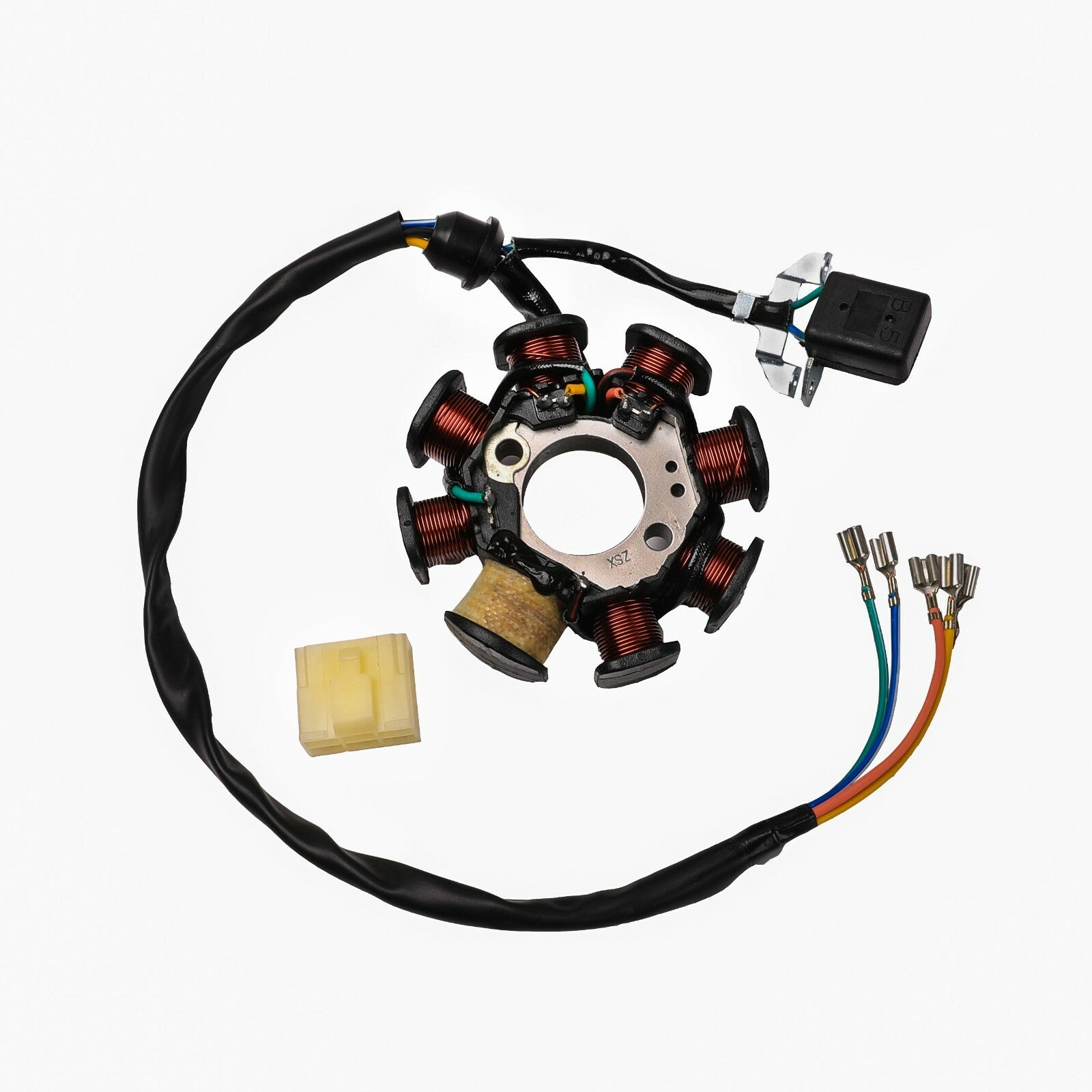 CDI stator kit for electric wire harness looms suitable for 150cc, 200cc, and 250cc all-terrain vehicles and four-wheelers.