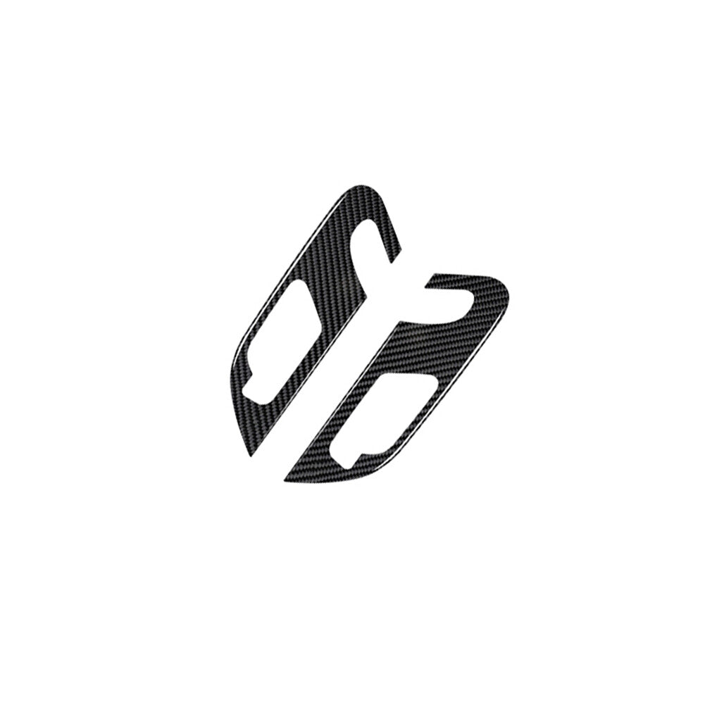 Carbon Fiber Interior Door Handle Panel Cover Trim for Honda for Civic Si 2002-2005
