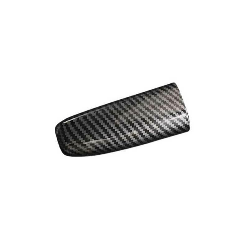 for Ford for Mustang 2015-2022 Black Carbon Fiber Brake Handle Handbrake Cover Trim