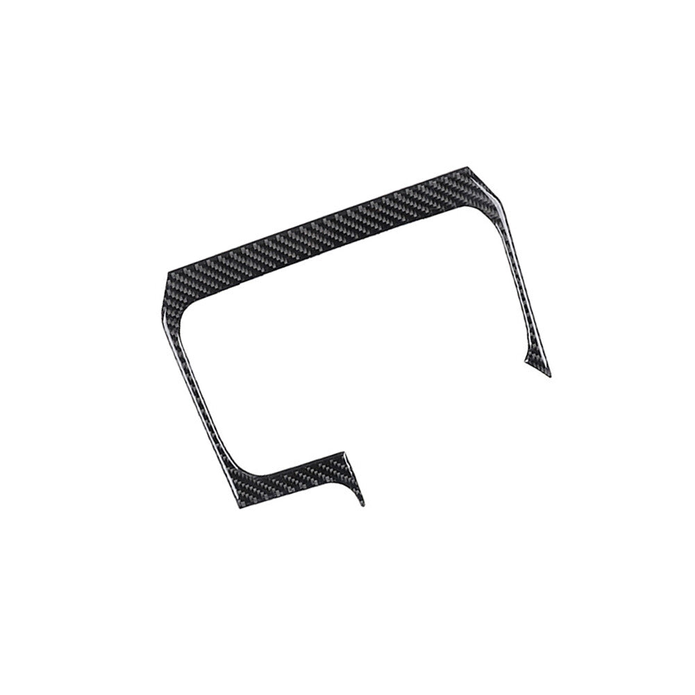 Carbon Fiber Interior Central Cup Holder Cover Trim for Toyota Tacoma 2016-2021