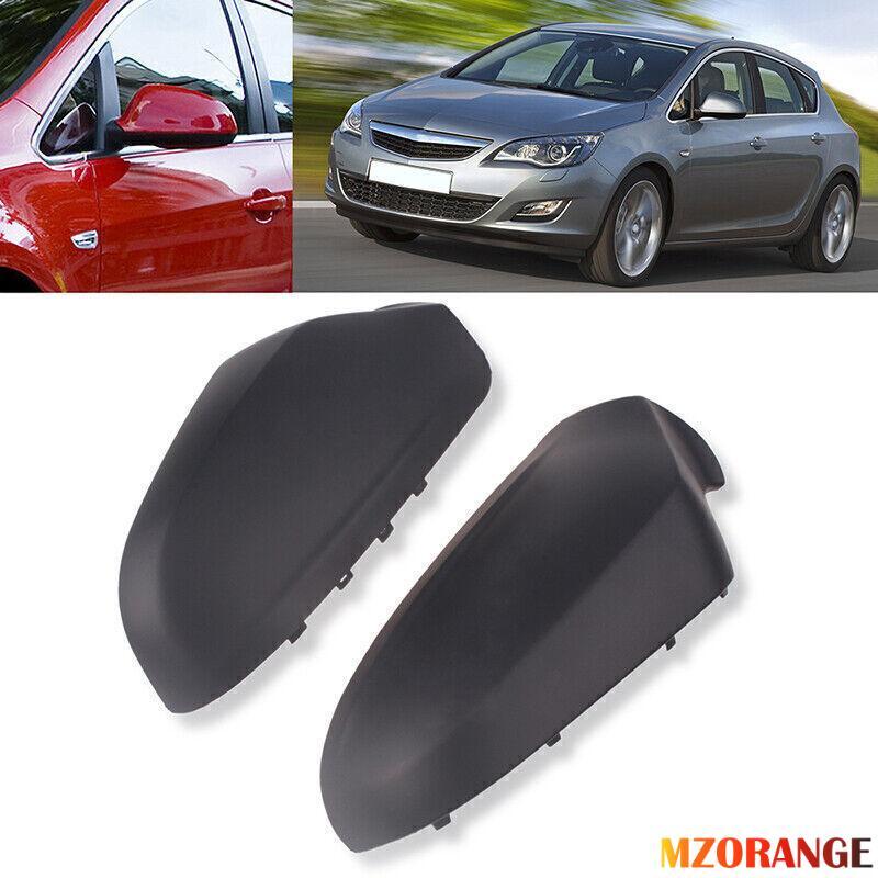 2¡Á F¨¹r for Opel Astra 04-08 Aussenspiegelgeh?use Spiegelkappe Links+Rechts Schwarz