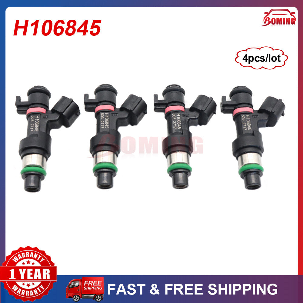 Set of 4 New Fuel Injector H106845 Fits for Renault Fluence 2.0L 16V 16600-6863R