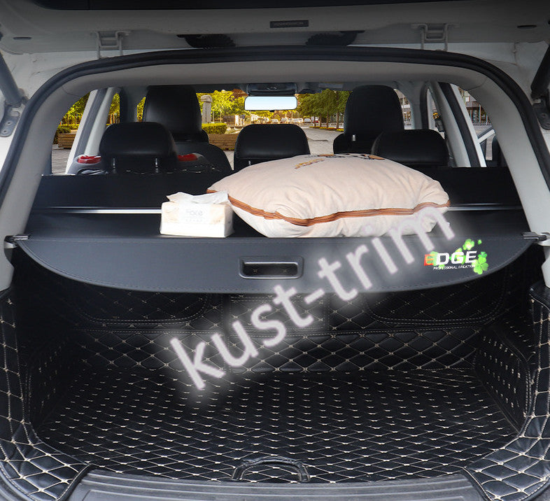 Black Car Rear Trunk Cargo Luggage Shade Fit for Ford Edge 2016-2021 cover trim