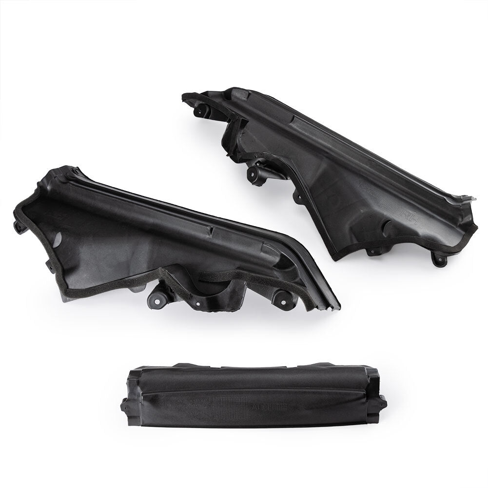 3x 51717169420 Engine Upper Compartment Partition Panel Set for BMW X5 X6 E70