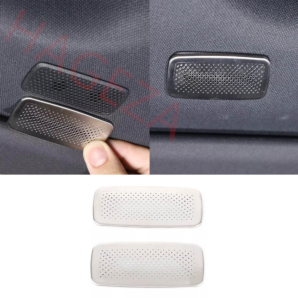 Steel Silver Front Roof Speaker Net Cover For Toyot@ for Land Cruiser LC250 2024-25