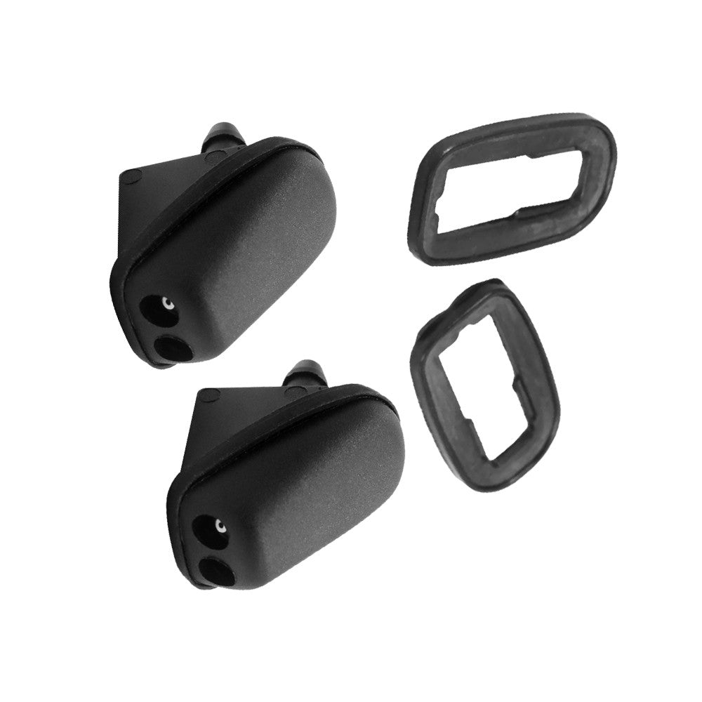 2Pcs For 2004-2011 Focus MK2 Front Windshield Washer Nozzle Black Replacement