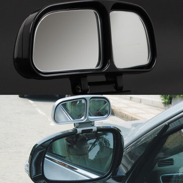 2PCS Clips Car Rear View Convex Parking Wide Angle Auxiliary Blind Spot Mirror