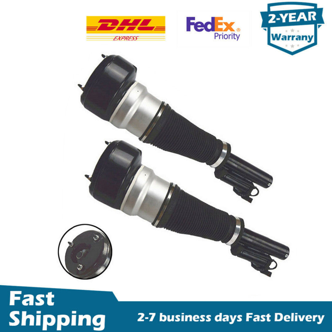 2x Front Air Suspension Shocks for Mercedes W221 S350 S400 S550 S600 S63 S65 AMG