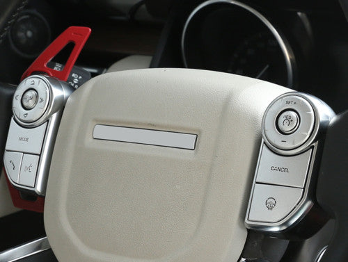 9P for Land Rover Range Sport 2014-2017 Silver Steering Wheel Button Cover Trim