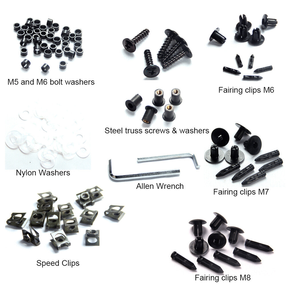Complete Fairing Bolt Kit Screws For TUONO/R DORSODURO 1200 RSV1000R