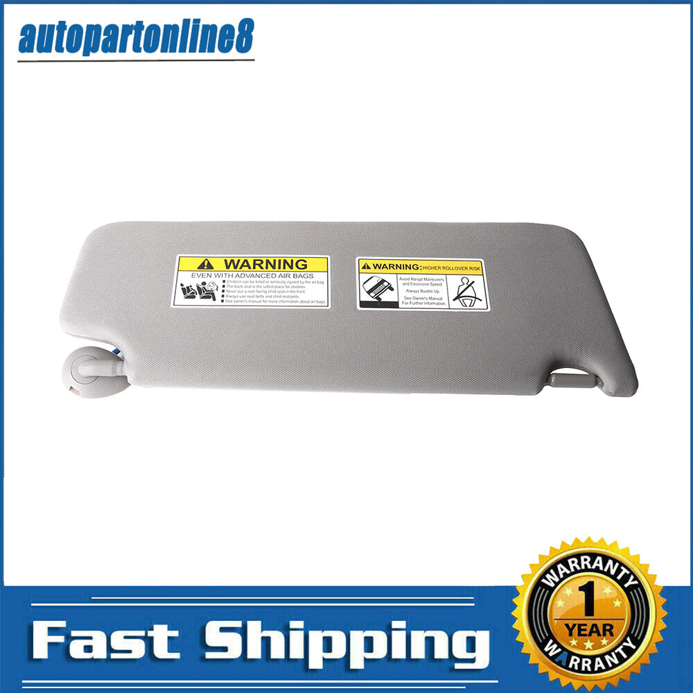 83280-TG7-A12ZB Left Sun Visor Driver Gray and Line Light for Honda Pilot 2016-22