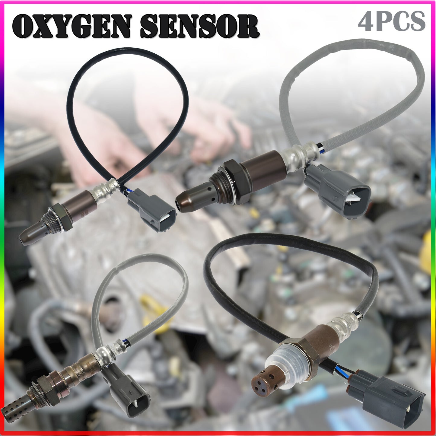 4x Oxygen Sensor UpDownstream for Toyota for Avalon for Camry for Lexus Es350 08-11 3.5 V6