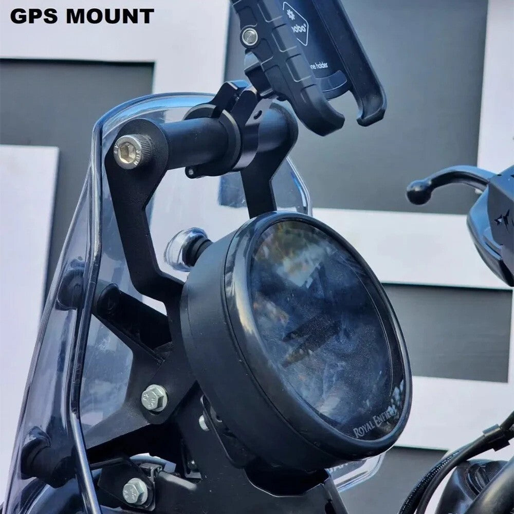 For New Himalayan 450/452 GPS Mount Kit Mobile Phone Holder Stand