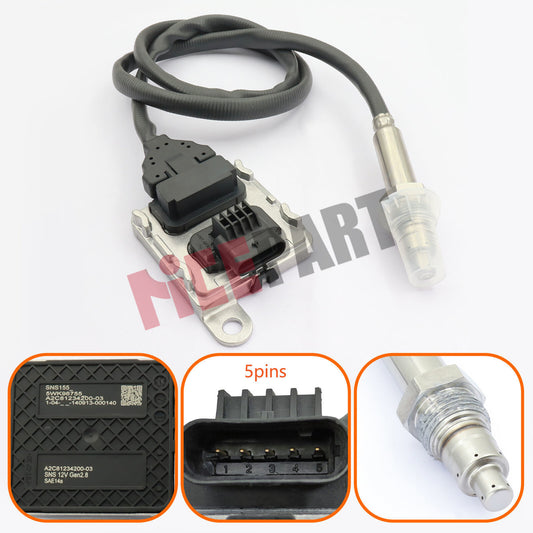 Nitrogen Oxide Sensor 5WK96755A compatible Kubota Fendt A2C95912900-01