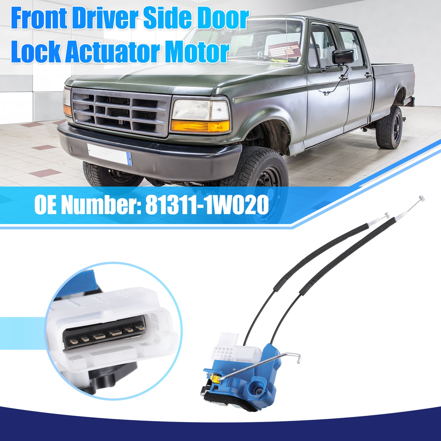 Front Driver Side Door Lock Actuator Motor 81311-1W0 Suit for Kia Rio Item of 1