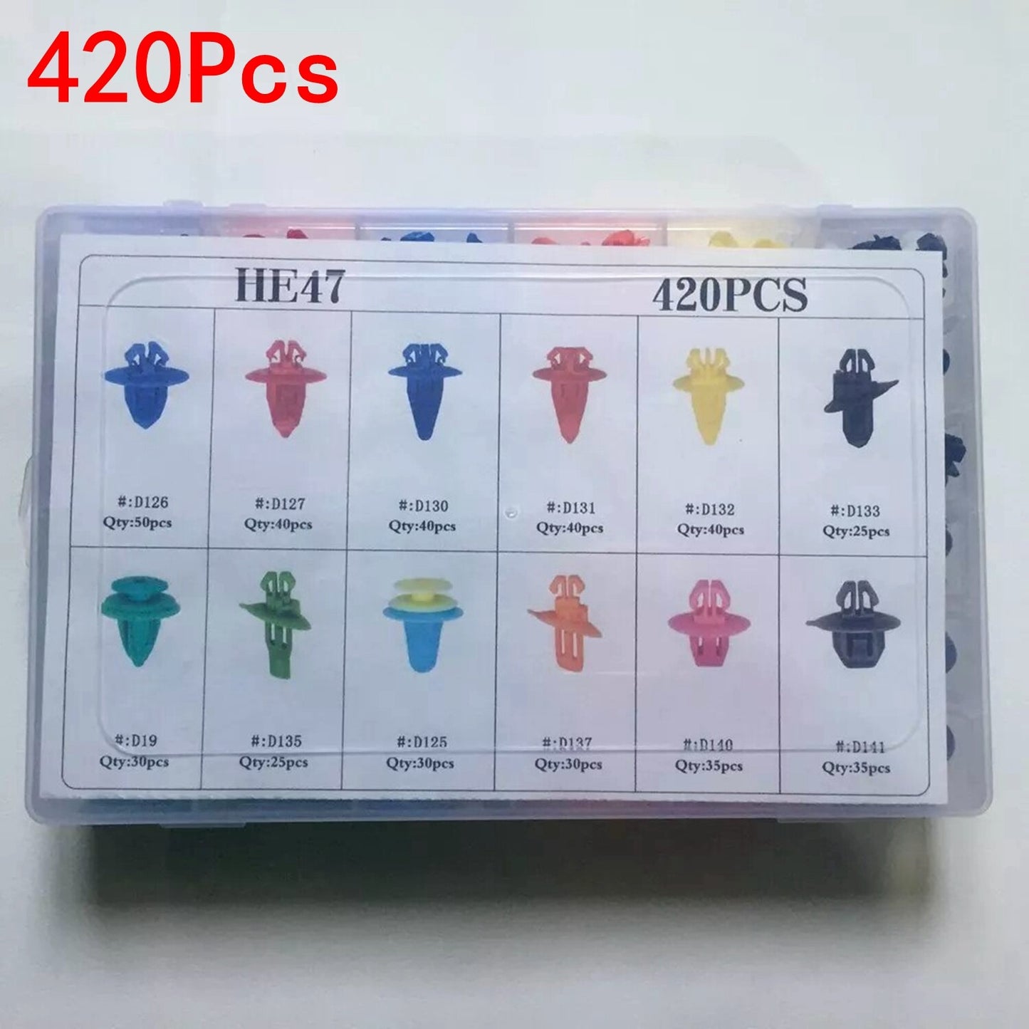 420 Clip for Toyota Fender Wheel Flare Rocker Panel Moulding Retainer Assortment