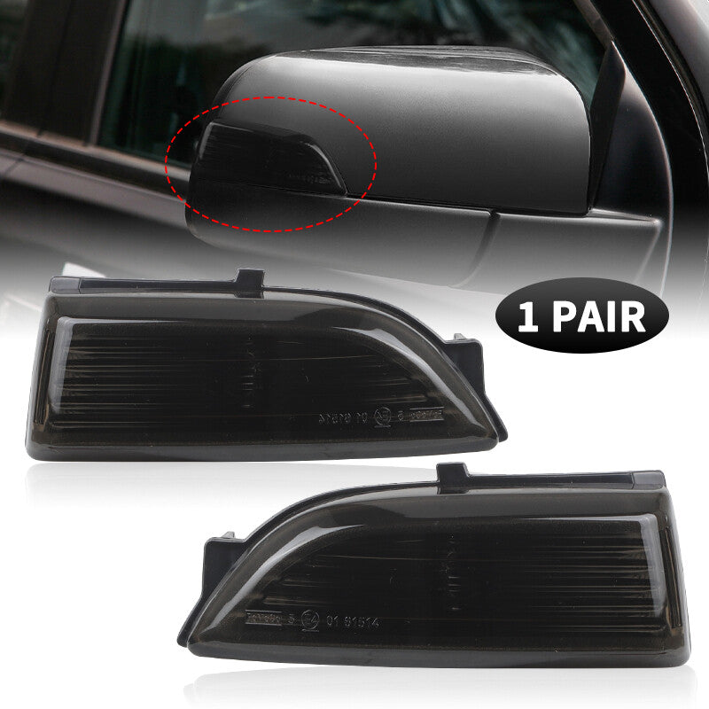 2x Rearview Mirror Turn Signal Light Lens for Ford Ranger T6 2012-2019 Everest
