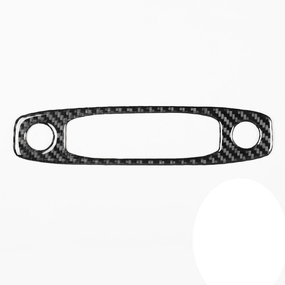 Carbon Fiber Dashboard Headlight Switch Cover Trim for Tesla Model 3/Y 2017-2022
