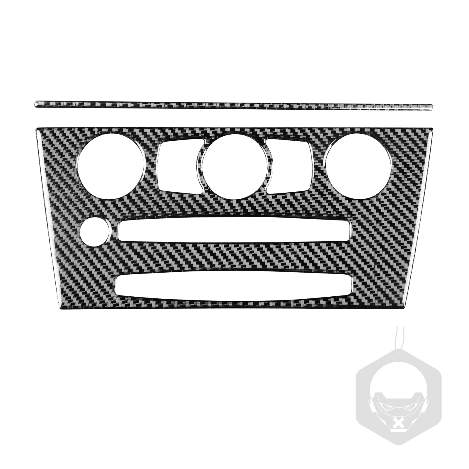 for BMW 6Series E63 E64 2004-2007 Carbon Fiber Central Console Panel Cover Trim
