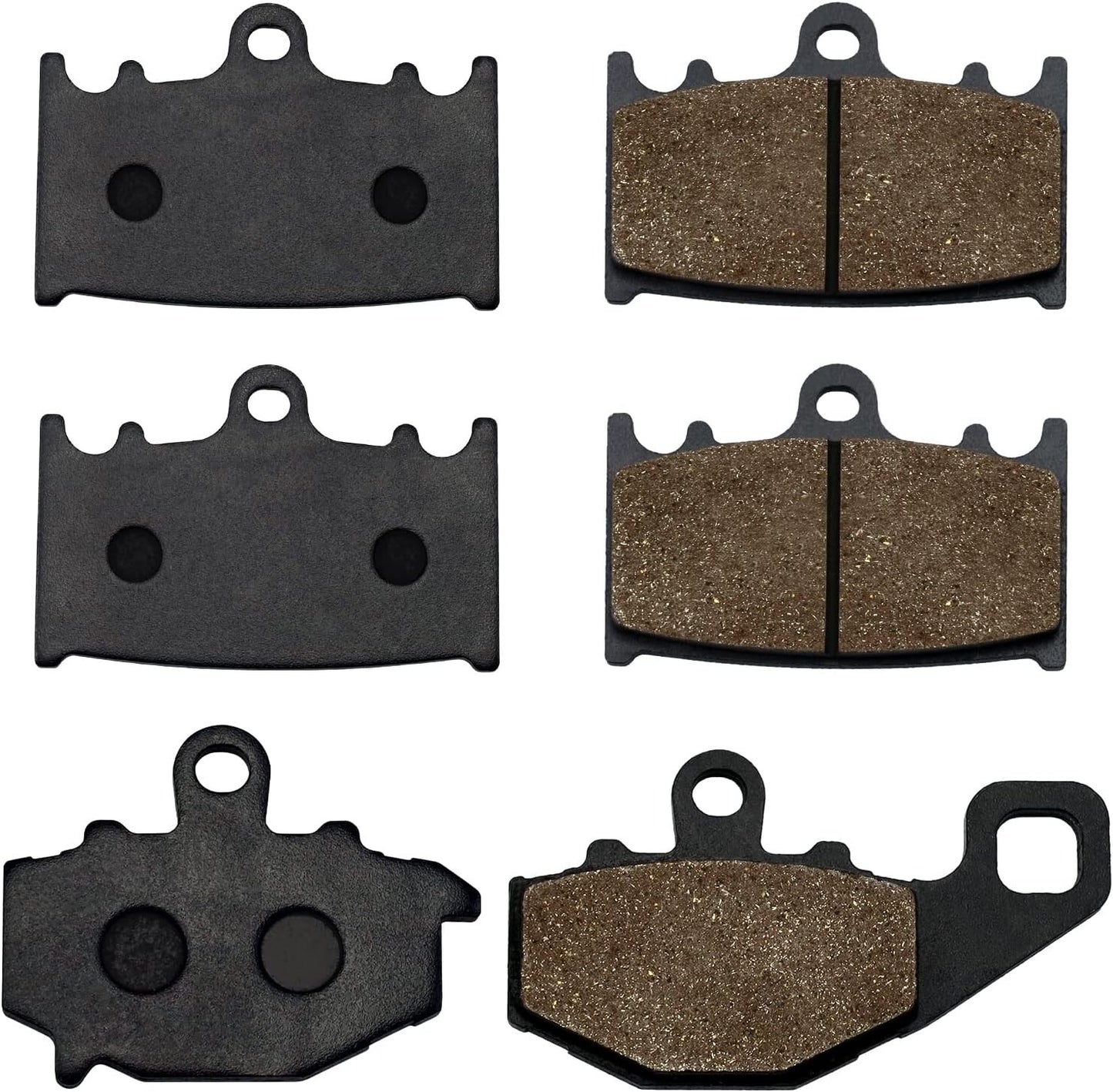 Front and Rear Brake Pads for Kawasaki ZZR600 ZZR 600 1993-2007 ZZR400 ZZ-R 400