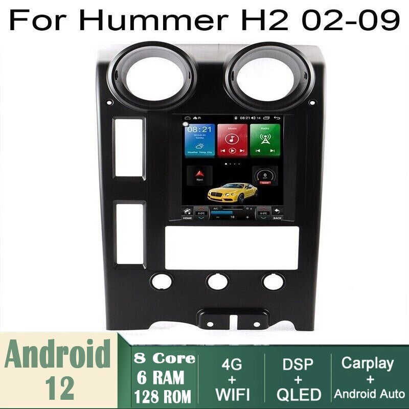 Car Android GPS Navigation Wifi 10.4 for Hummer H2 04-09 radio carpaly 8+128G