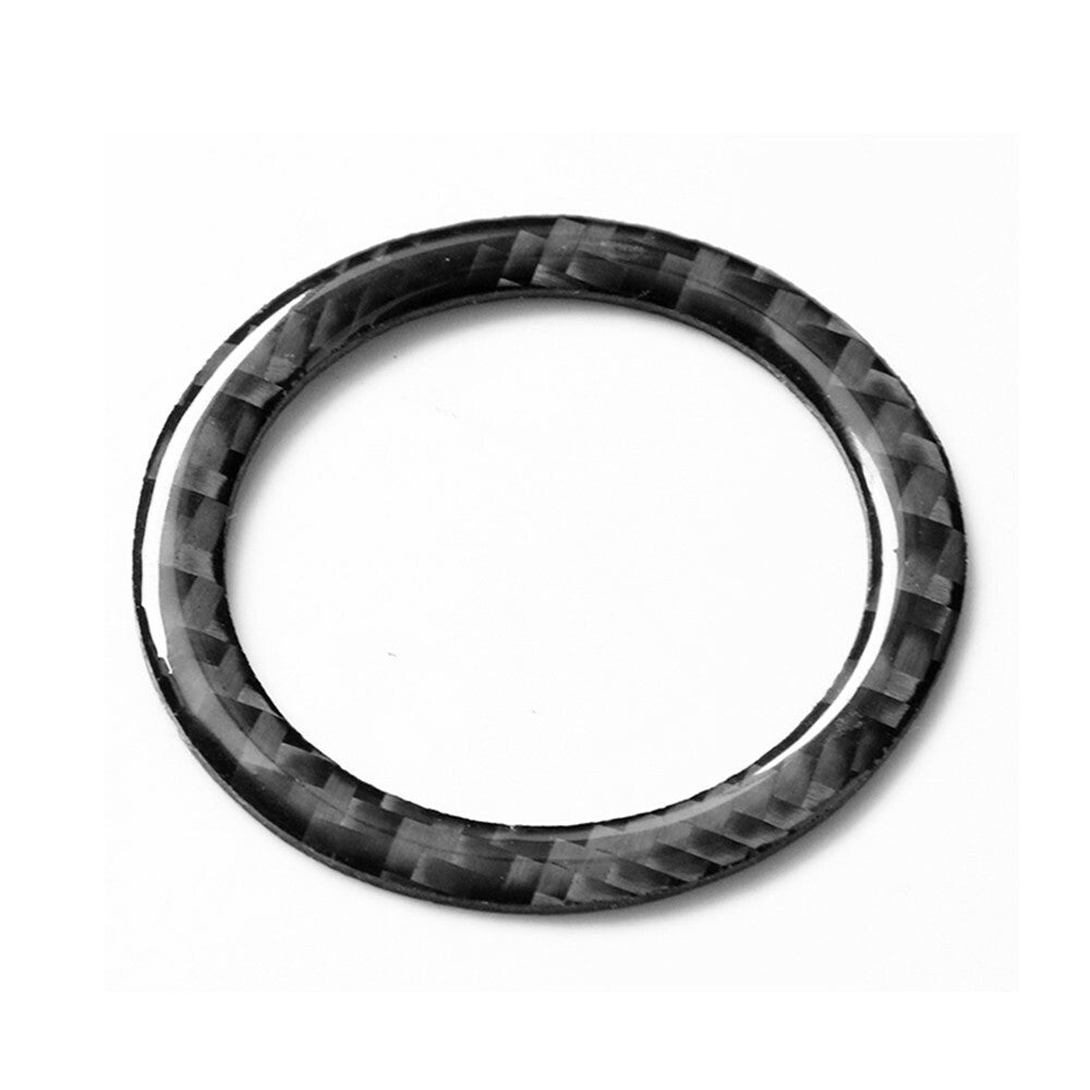 Carbon Fiber Ignition Button Ring Cover Trim for Subaru Forester 2013-2018