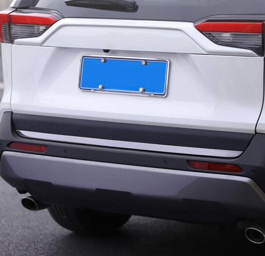 For 2019-2023 for Toyota RAV4 Stainless Car Rear Door Trunk Lid Tailgate Strip Trim