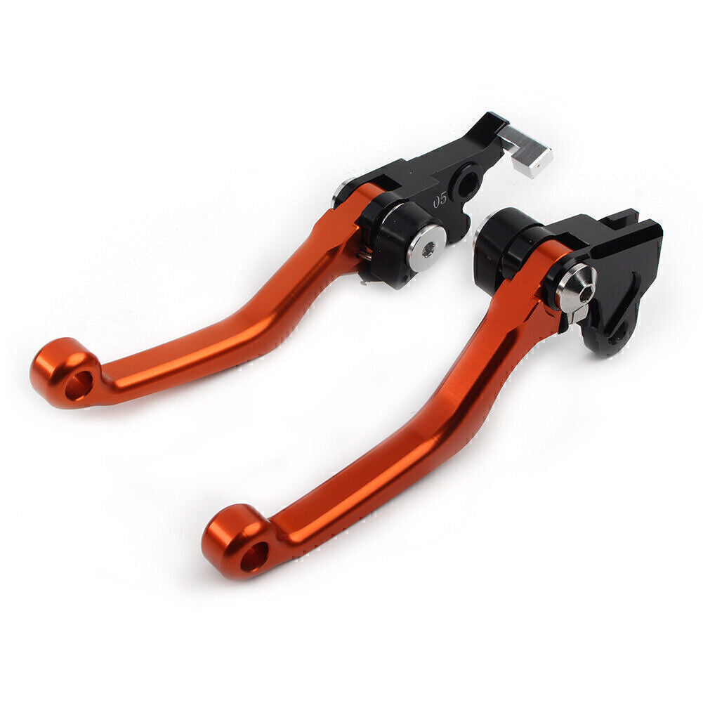 Fit for Honda XR250 1995-07 XR400 CNC Pivot Brake Clutch Levers Aluminum ORANGE 2PCS