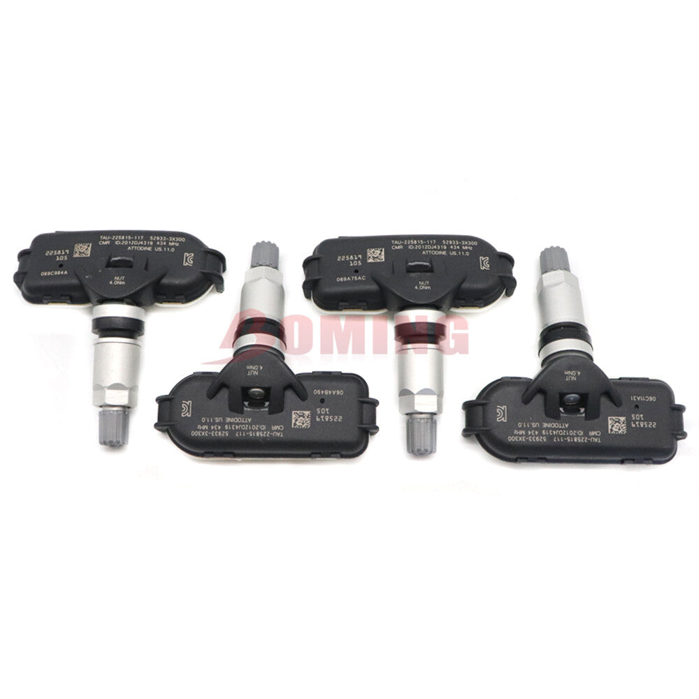 4PCS TPMS Tire Pressure Sensor 434MHz for Hyundai for Elantra HD MD 52933-3X300