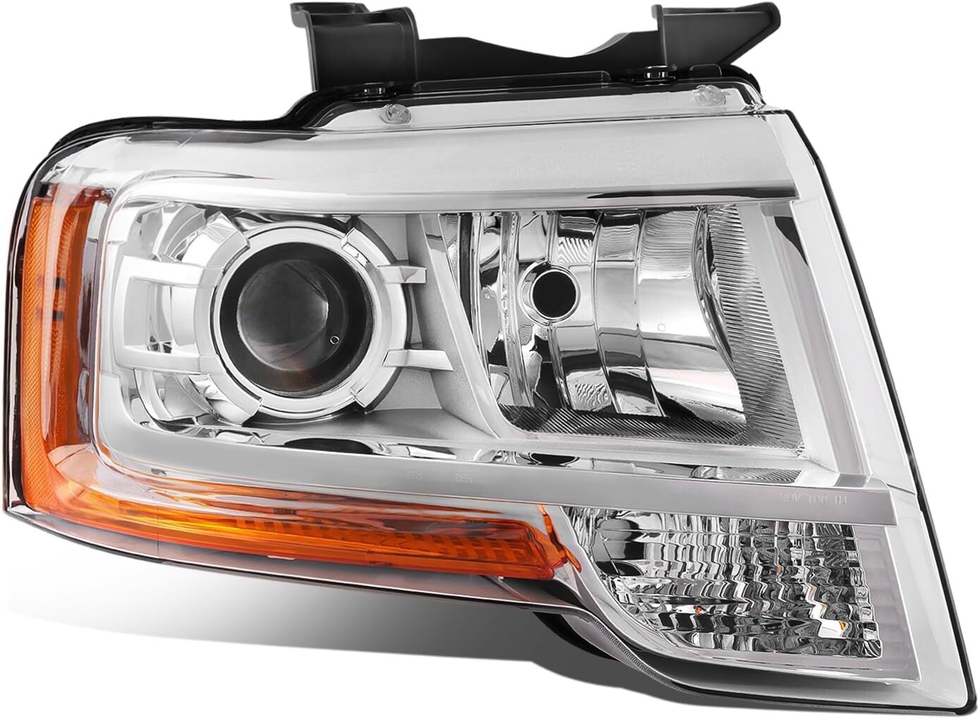 Chrome Projector Right Headlight For 2015-2017 for Ford Expedition Passenger Side