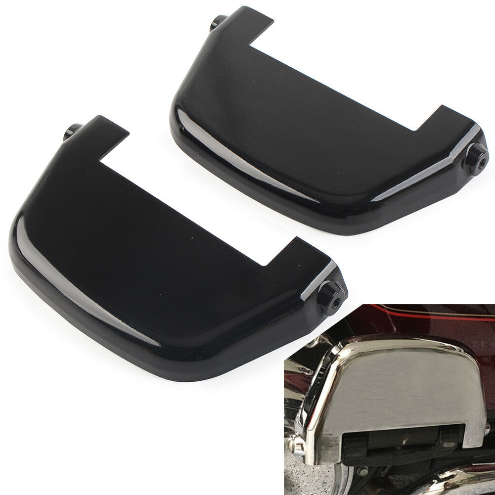 Passenger Foot Peg Floorboard Cover Fit for Harley Road Electra Street Glide Black