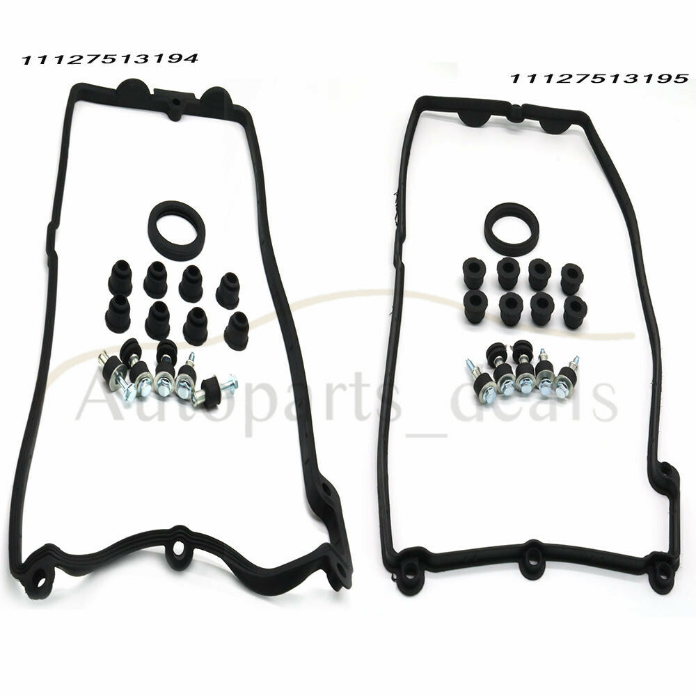 Fit for BMW 545i 550i 645ci 745i X5 4.4L 4.8L Valve Cover Gaskets Set LeftRight USA