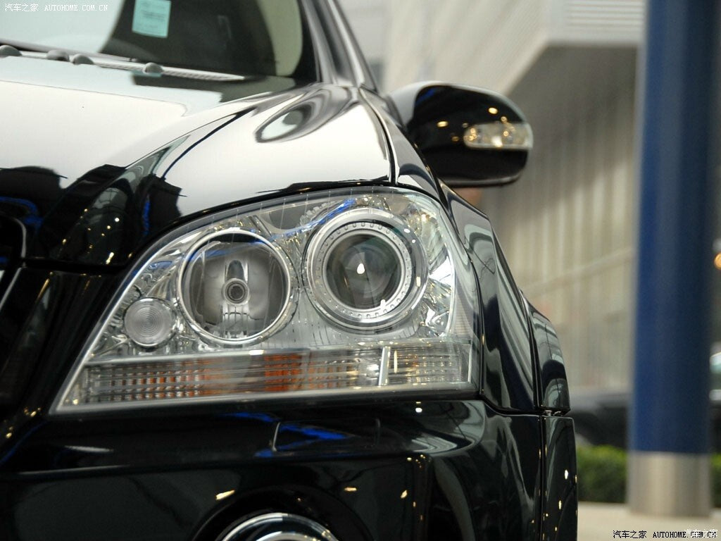 2 Headlight Lens Caps for 2006-2008 for Mercedes-Benz W164 ML350