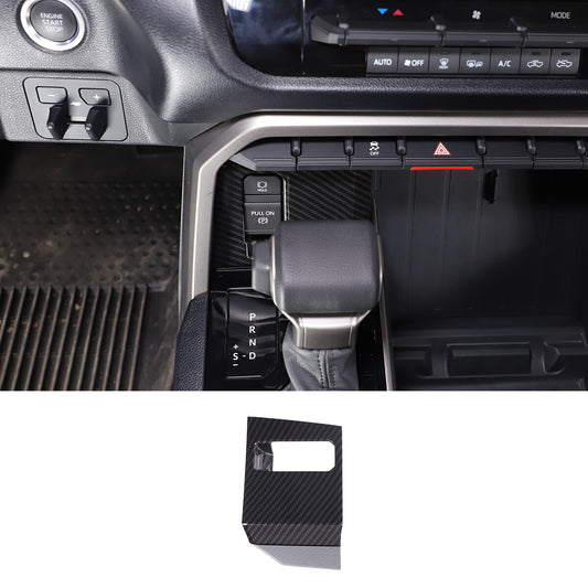 Carbon fiber ABS instrument air socket frame cover trim for Subaru WRX 2021-23